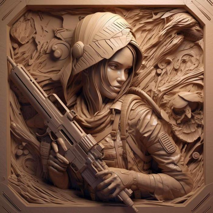 نموذج ثلاثي الأبعاد لآلة CNC 3D Art 